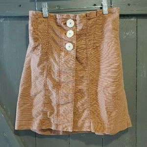 Free people button front skirt
